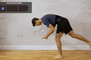 <h3>Instant feedback while exercising</h3>