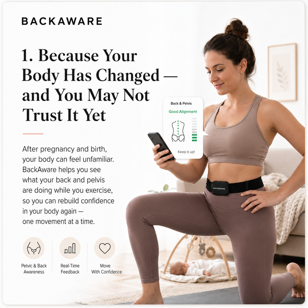 Because your body has changed — and you may not trust it yet