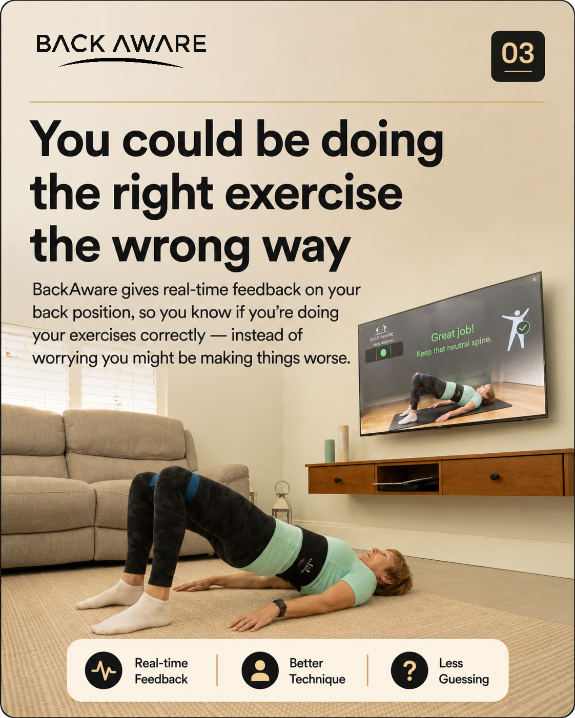 You could be doing the right exercise the wrong way