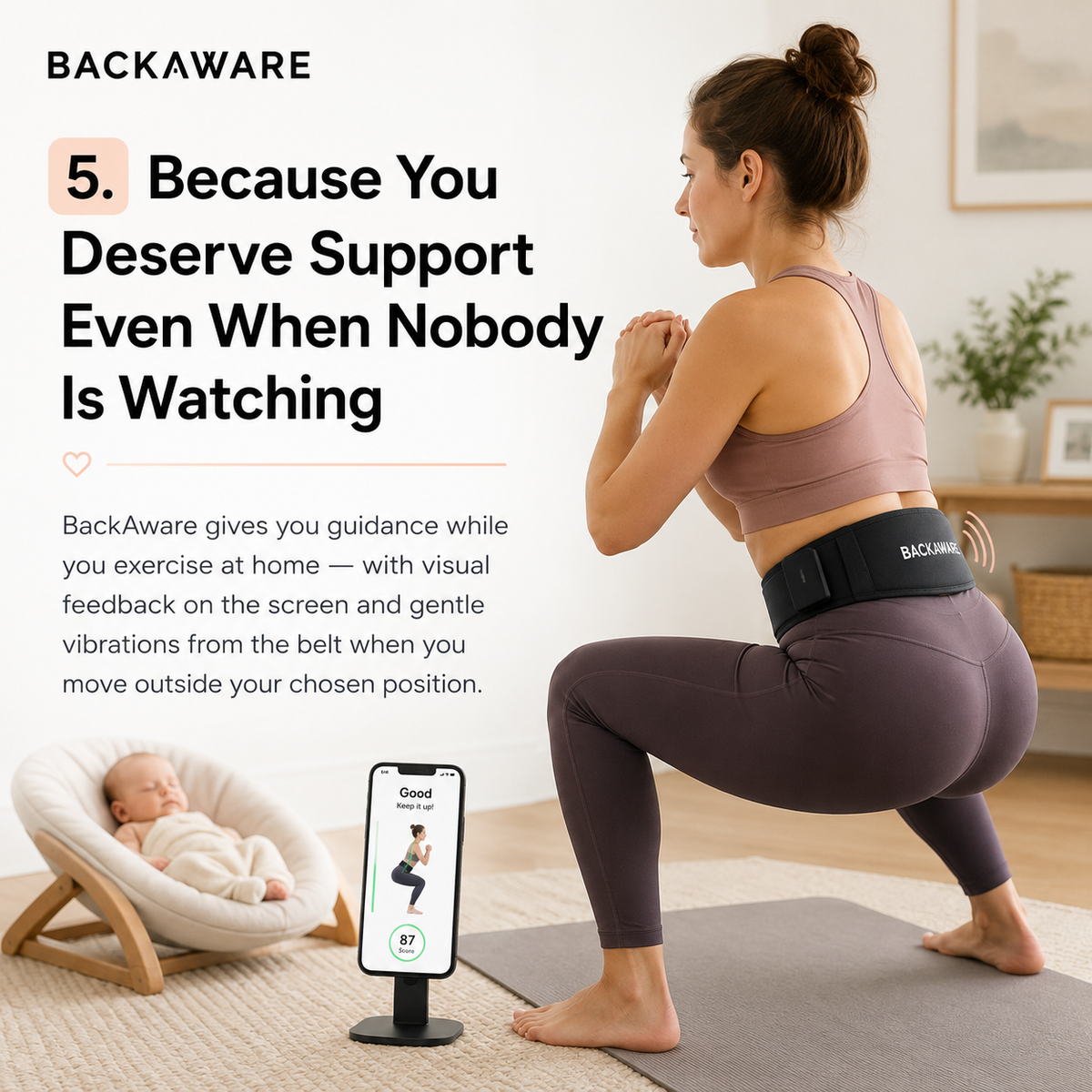 Because you deserve support even when nobody is watching