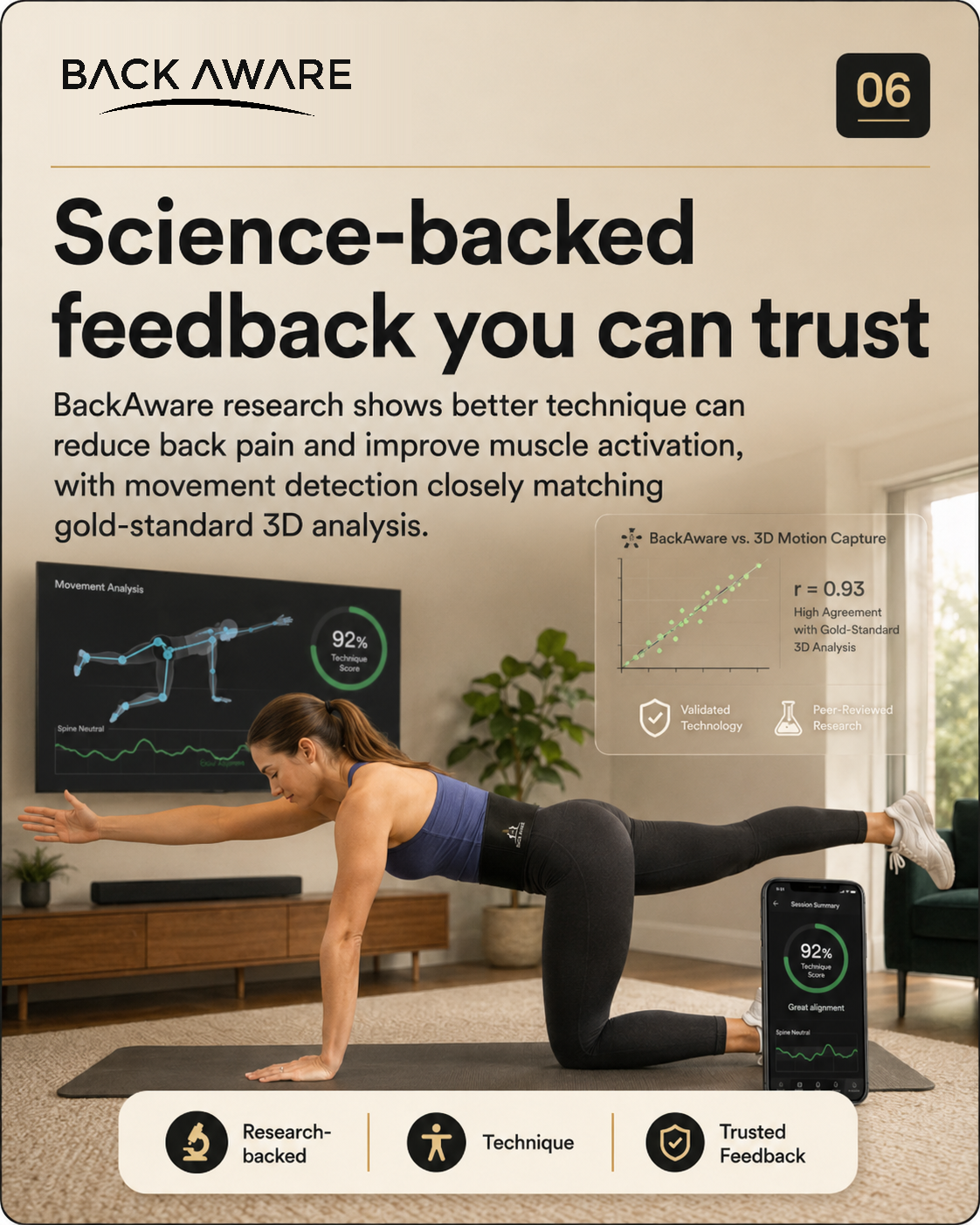 Science-backed feedback you can trust
