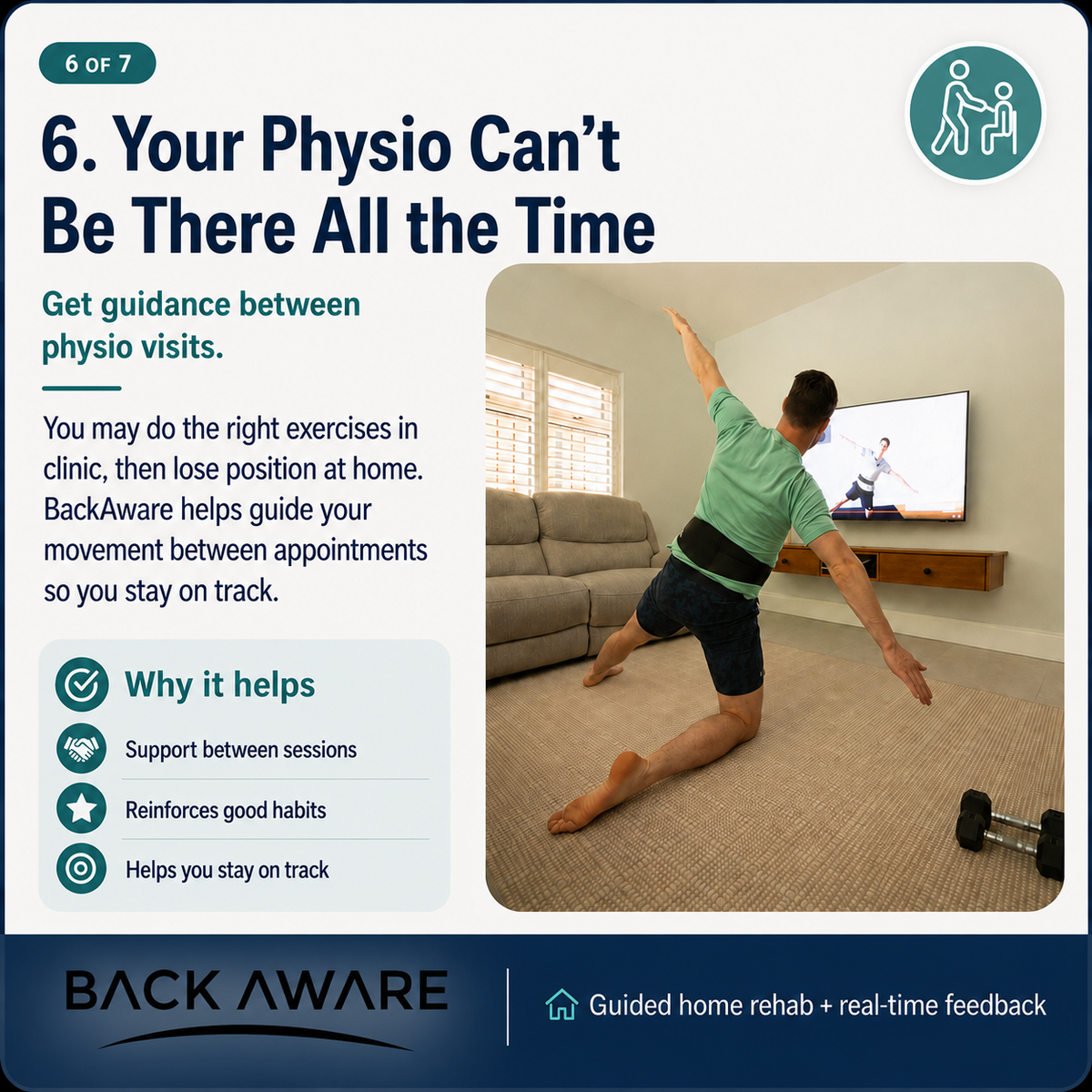 Your physio can't be there all the time